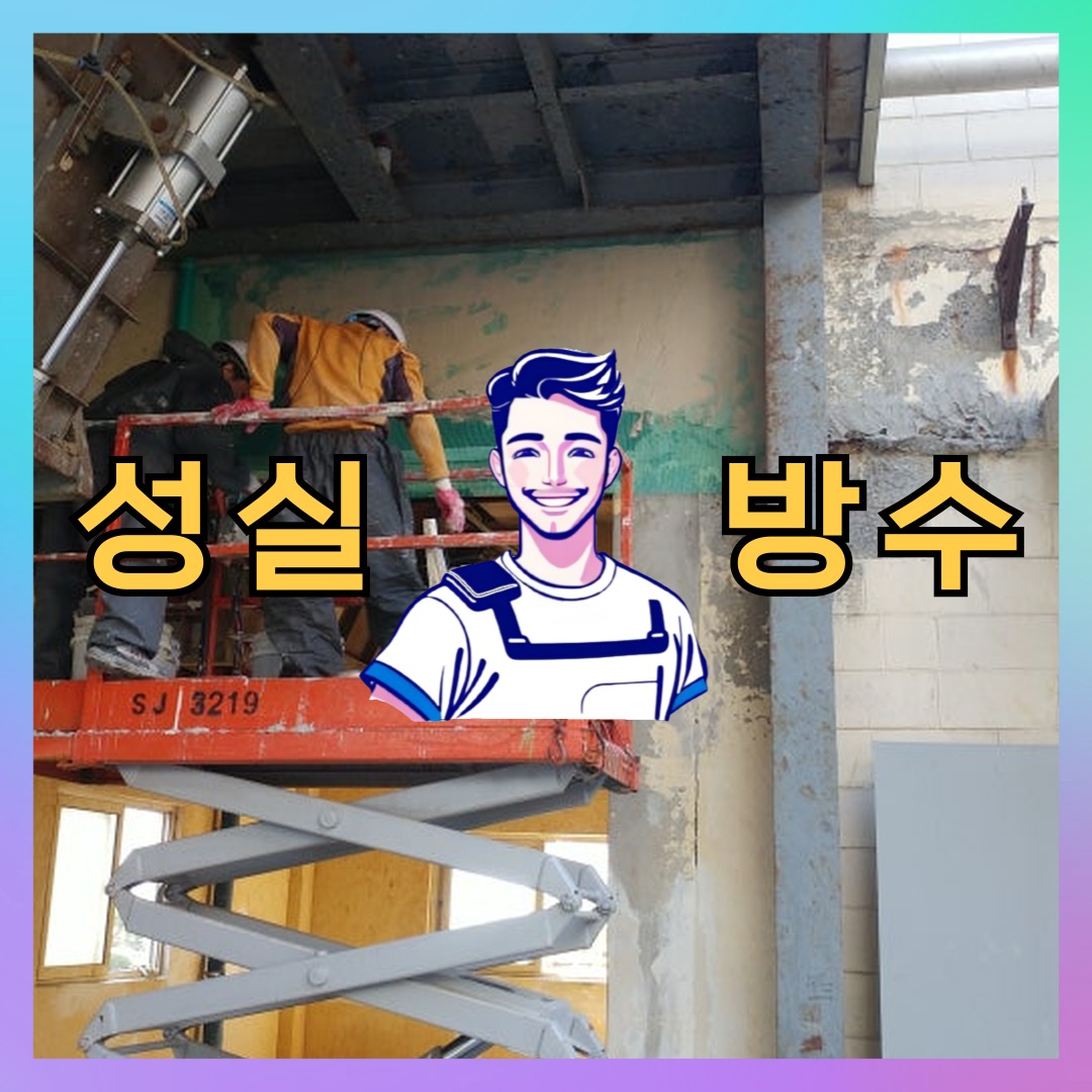 경기 고양시 덕양구 주교동 다세대 빌라 우레탄방수 시공 전 상태 - 성실방수